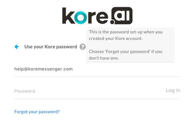 Admin Console Login