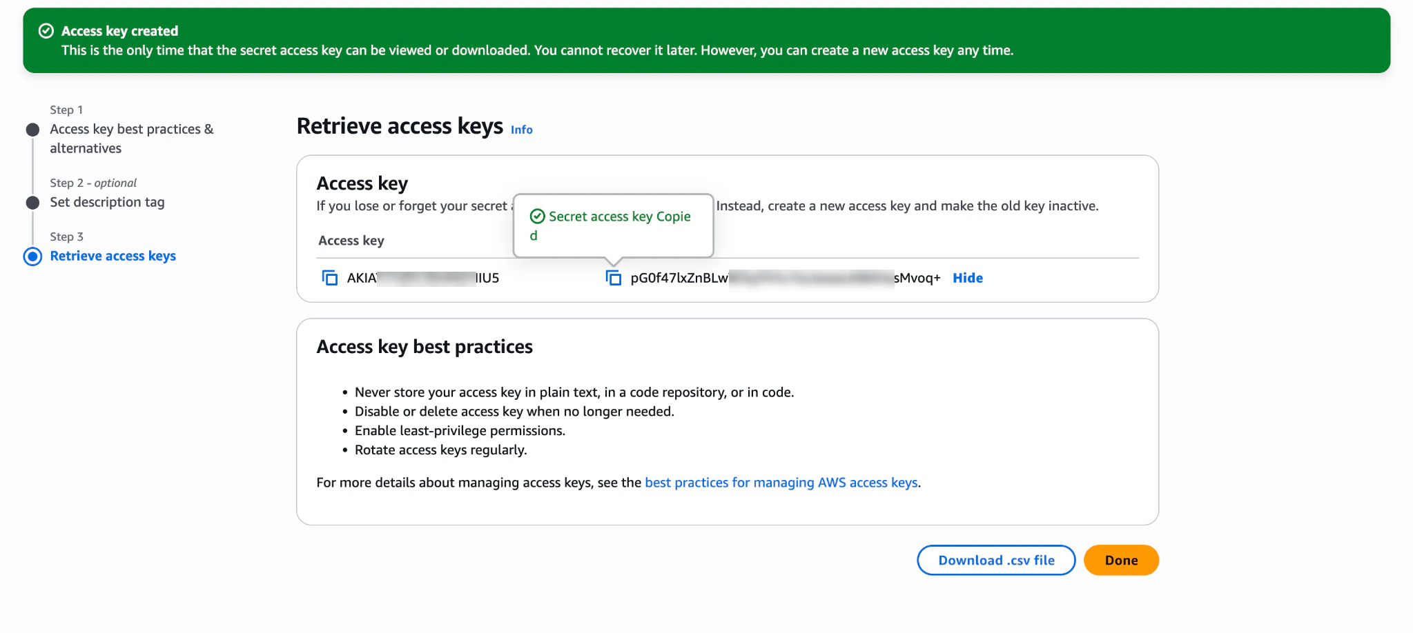 create-access-key