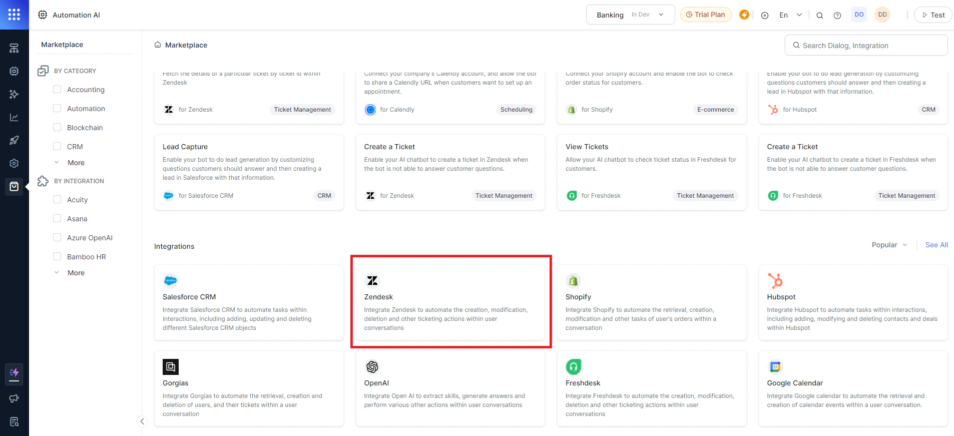 Marketplace Zendesk