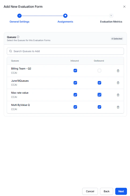 Queue Configuration