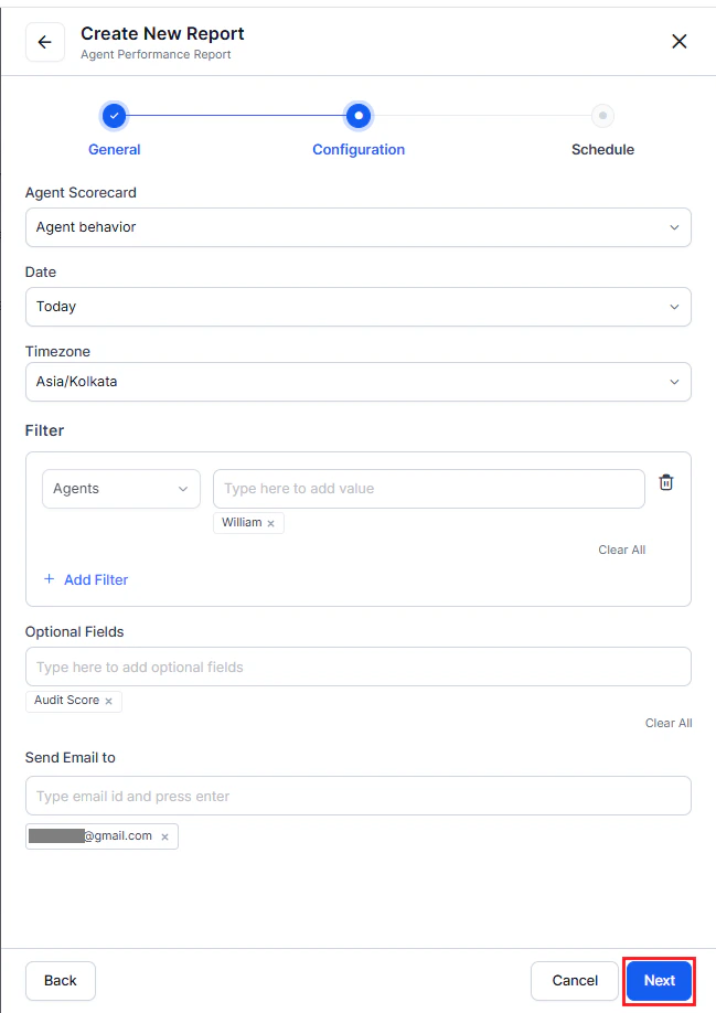 Configure Filters