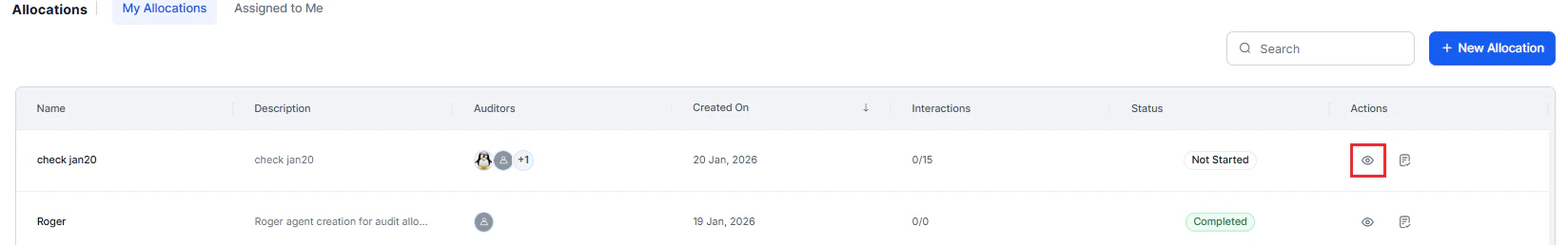 View Logic Actions