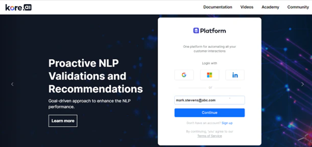 Bot Builder Email
