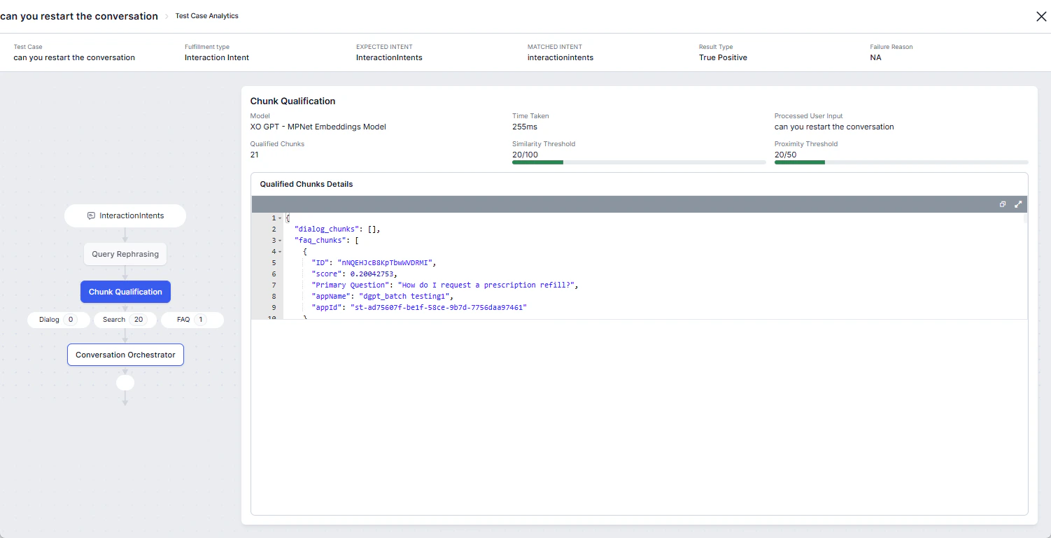 Batch Testing test case details