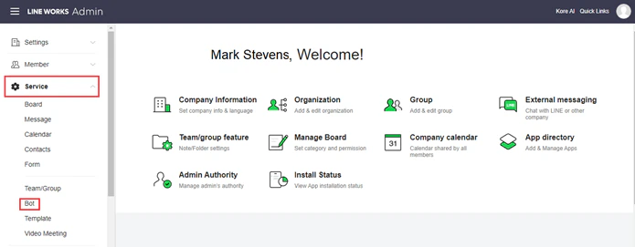 naverworks service