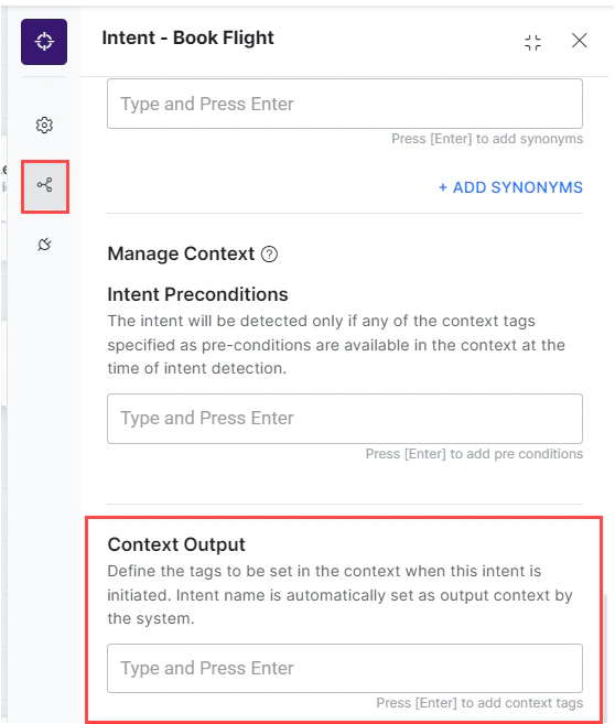 set dialog tasks