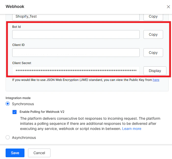Webhook - Bot IDs