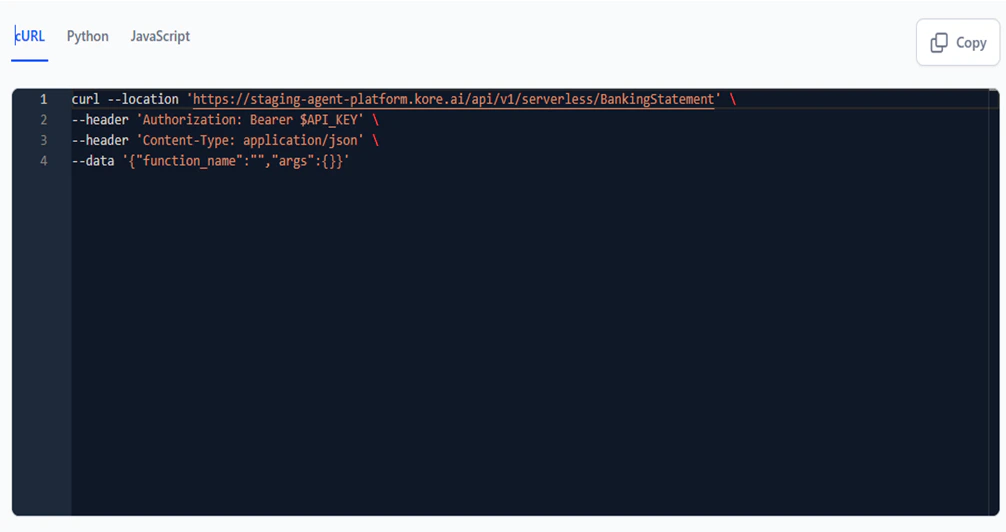 curl code