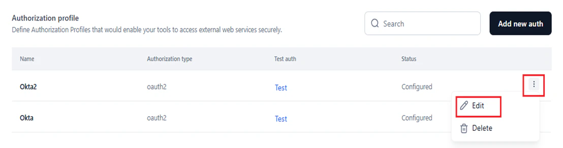 edit auth profile