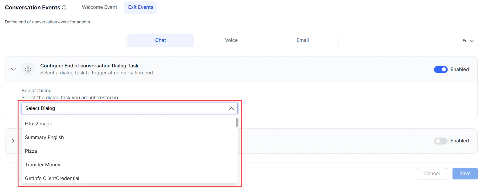 Select Dialog