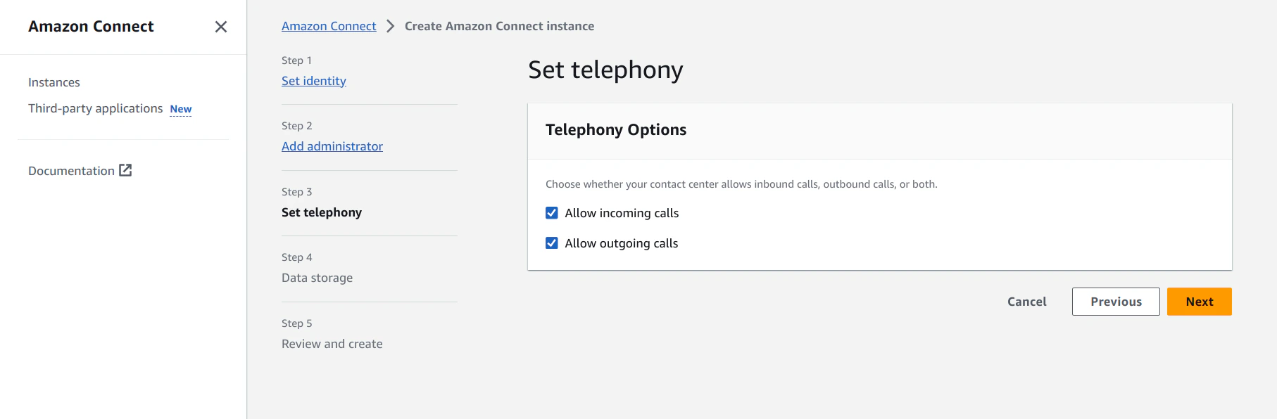 telephony-options