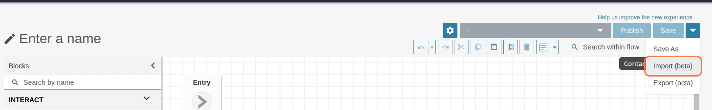 click-import