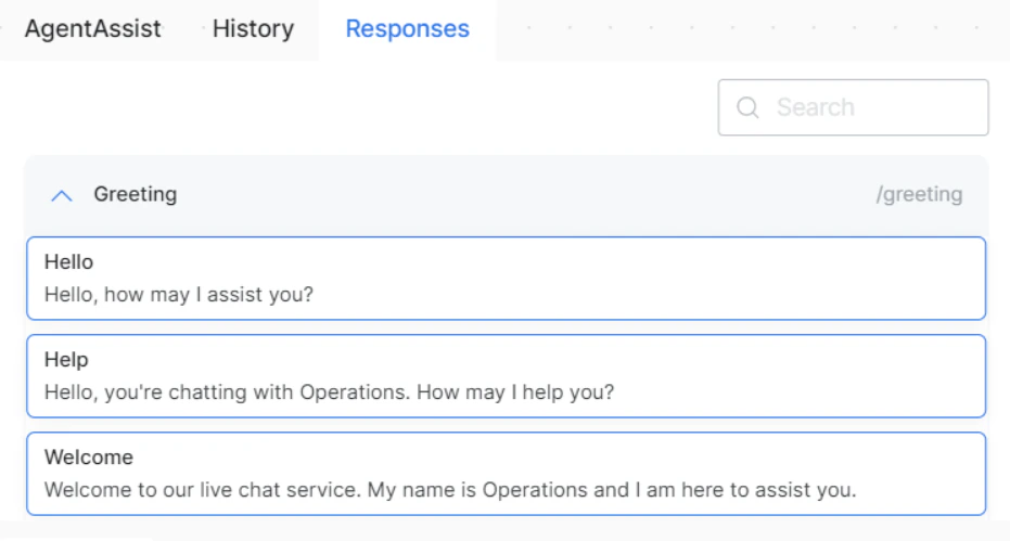 Responses