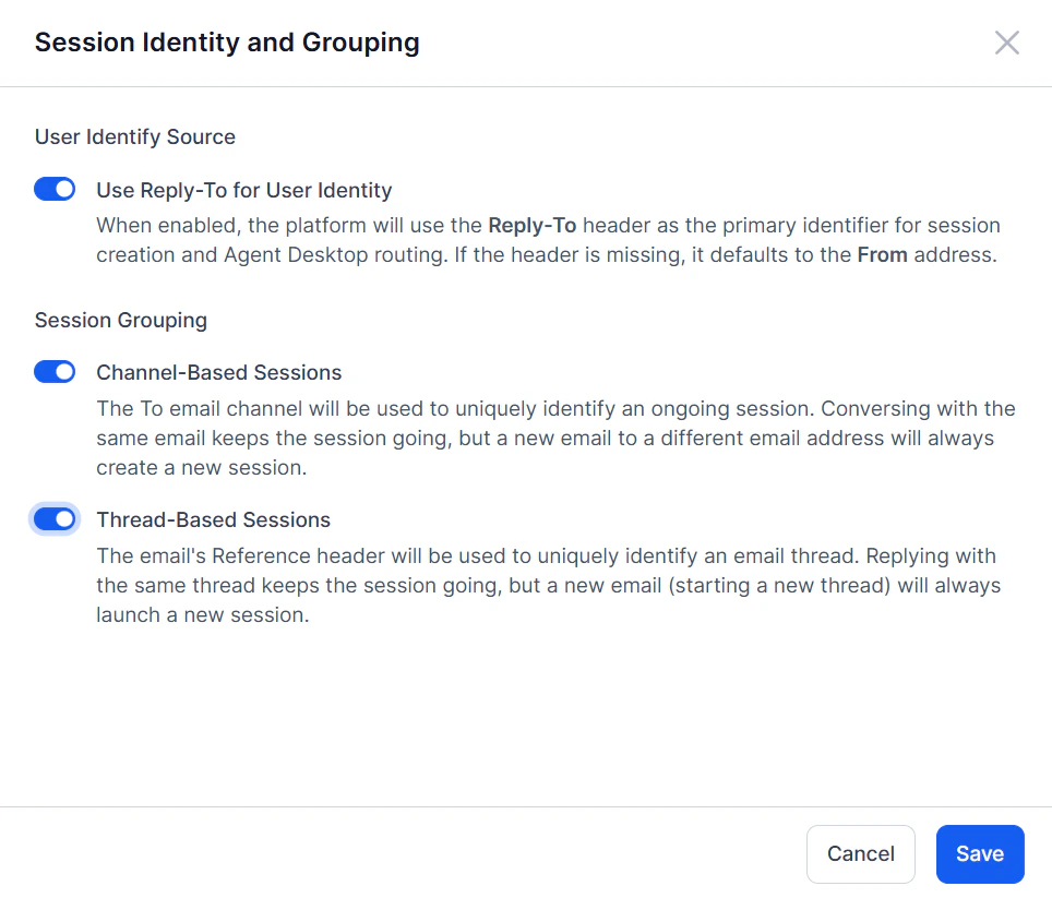 Email Settings