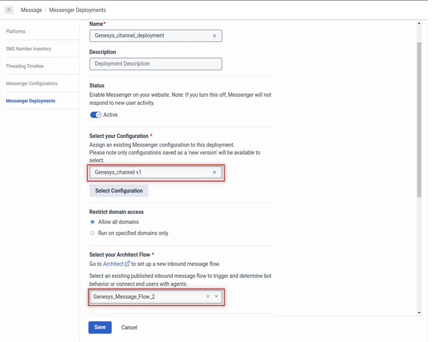 genesys messenger