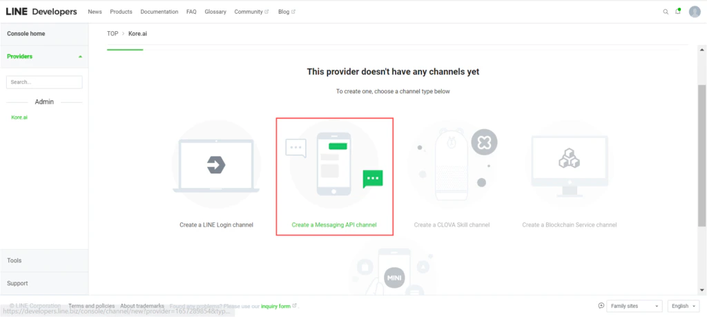 line messaging api