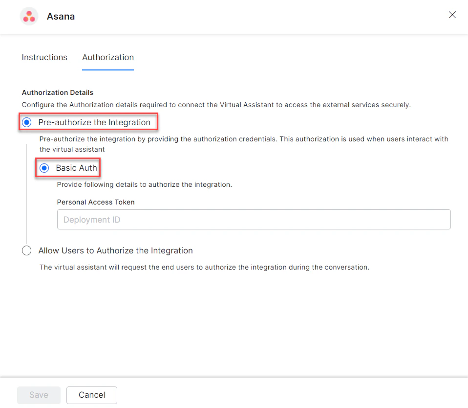 Select Basic Auth
