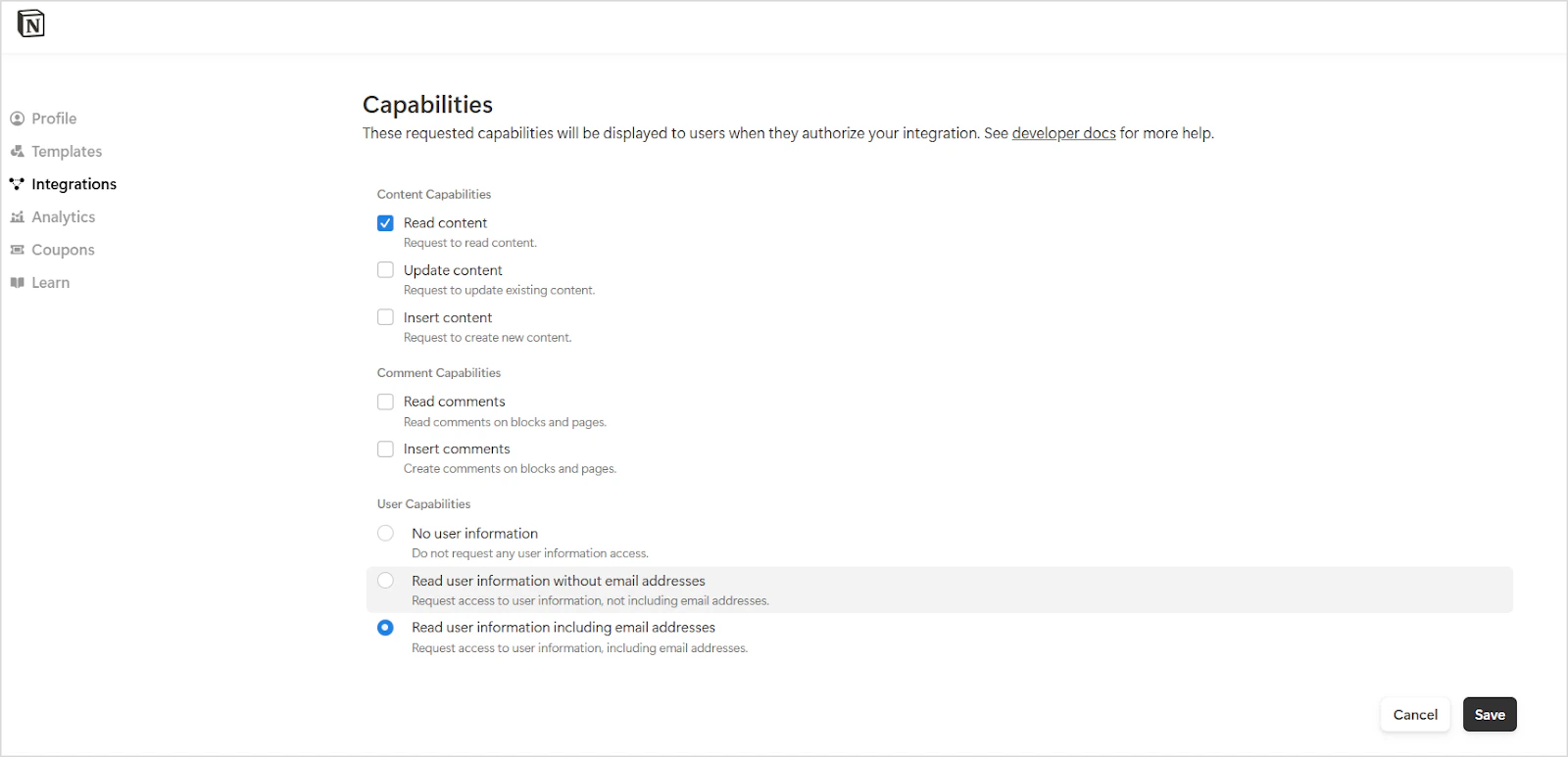 Capabilities