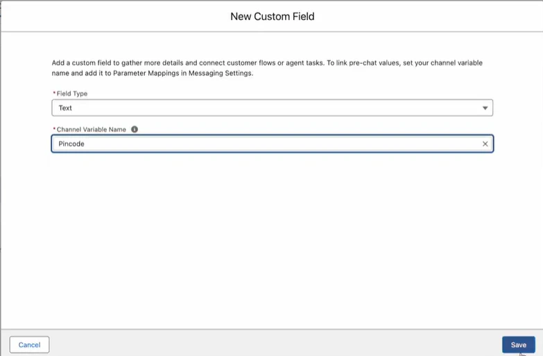 Field Type and Variable