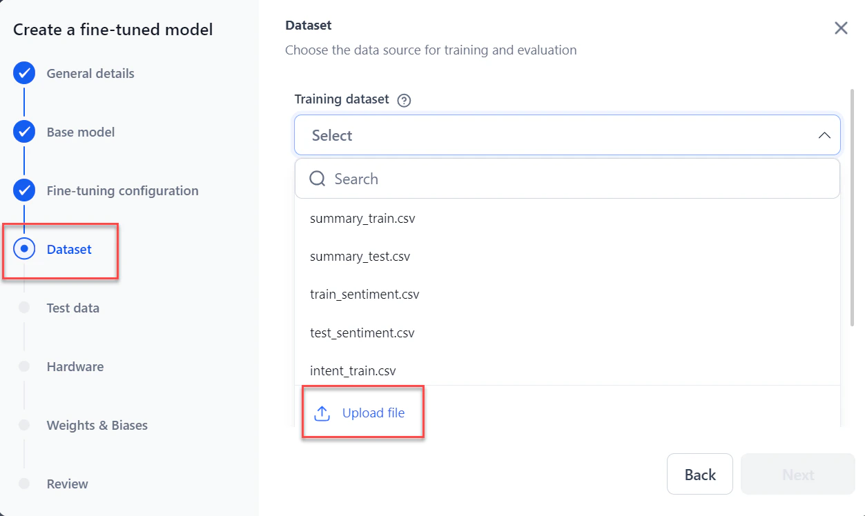 Dataset Section