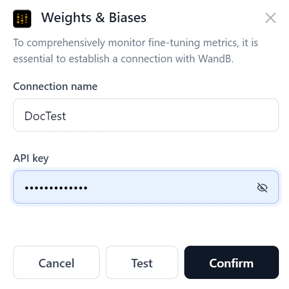 WandB Connection