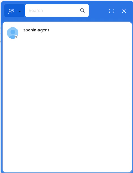 Internal Chat Window