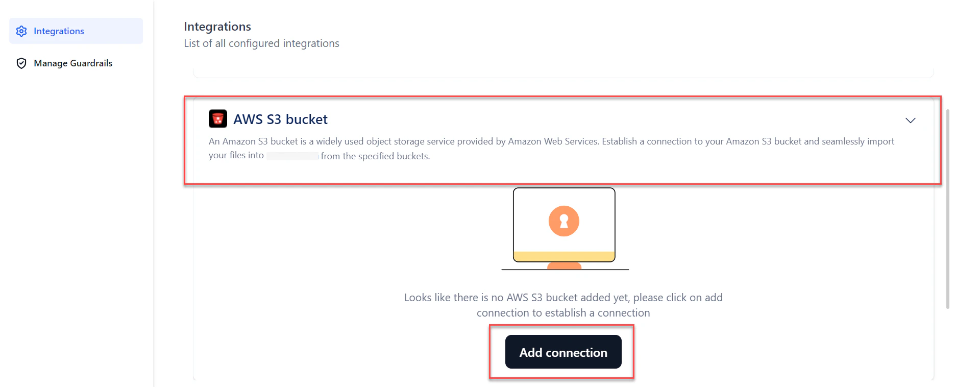Add S3 Connection