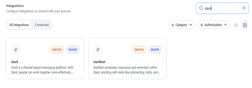 search integration