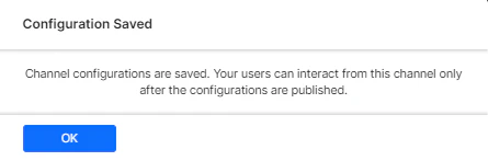Nice InContact Configuration saved
