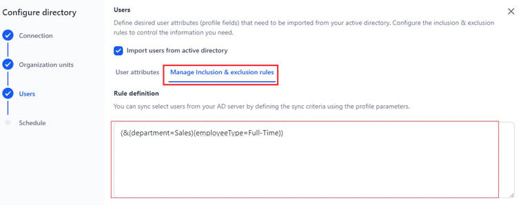 manage rules
