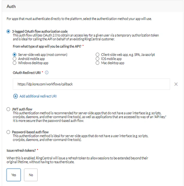 OAuth flow