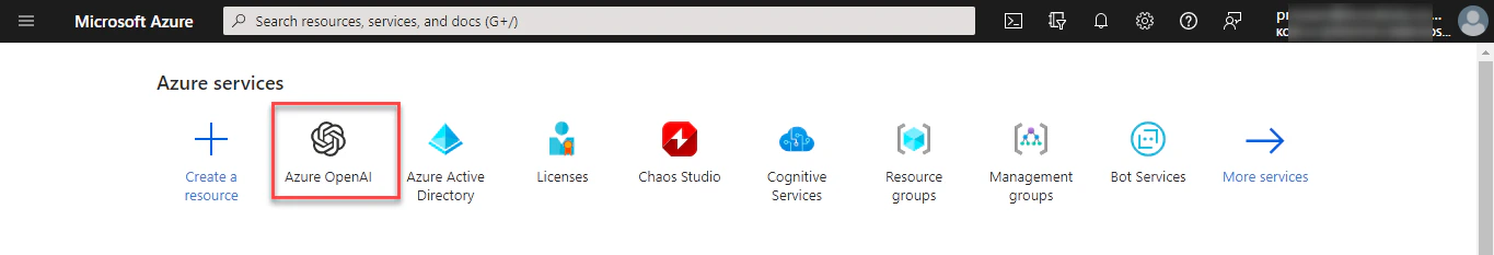 Azure portal
