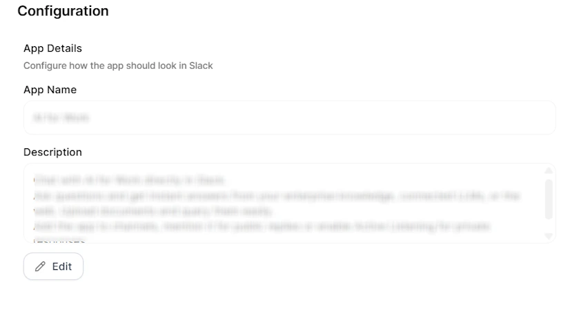 App display settings