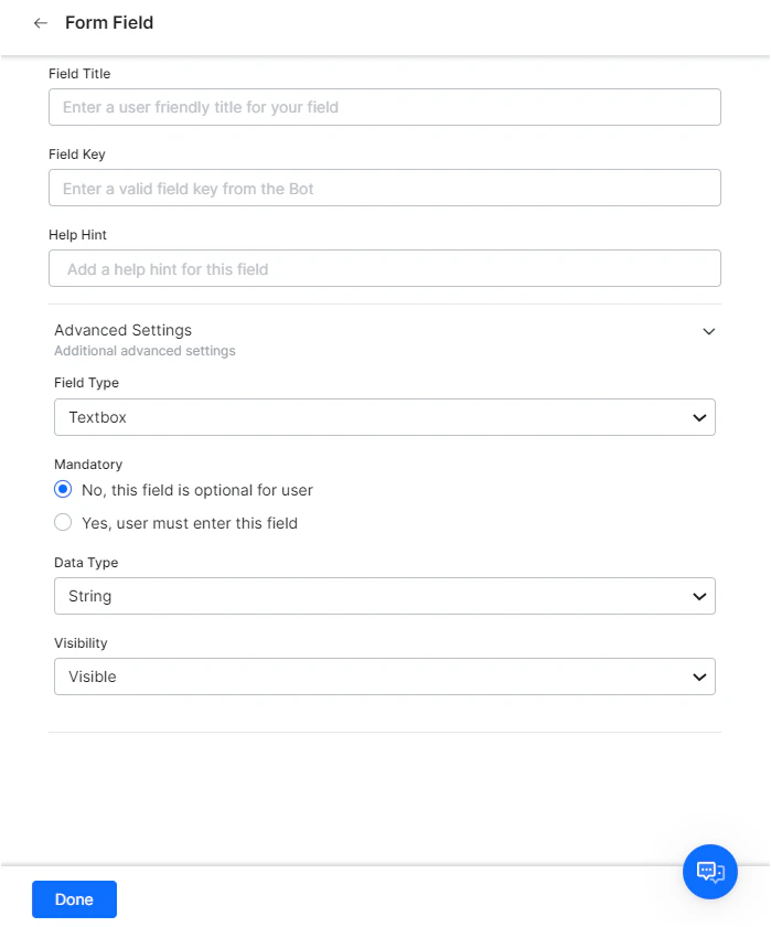 Adding Form Fields
