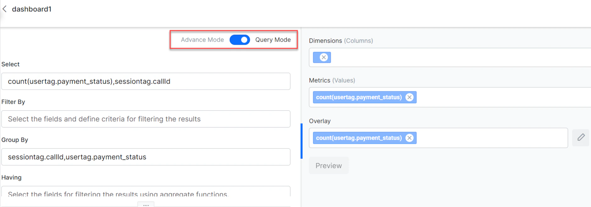 Query Modes