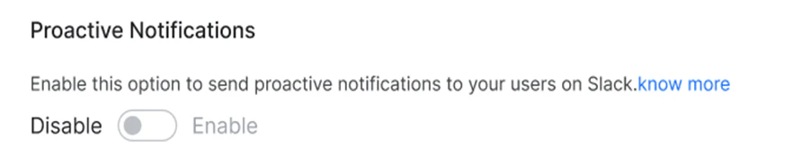 proactive notifications