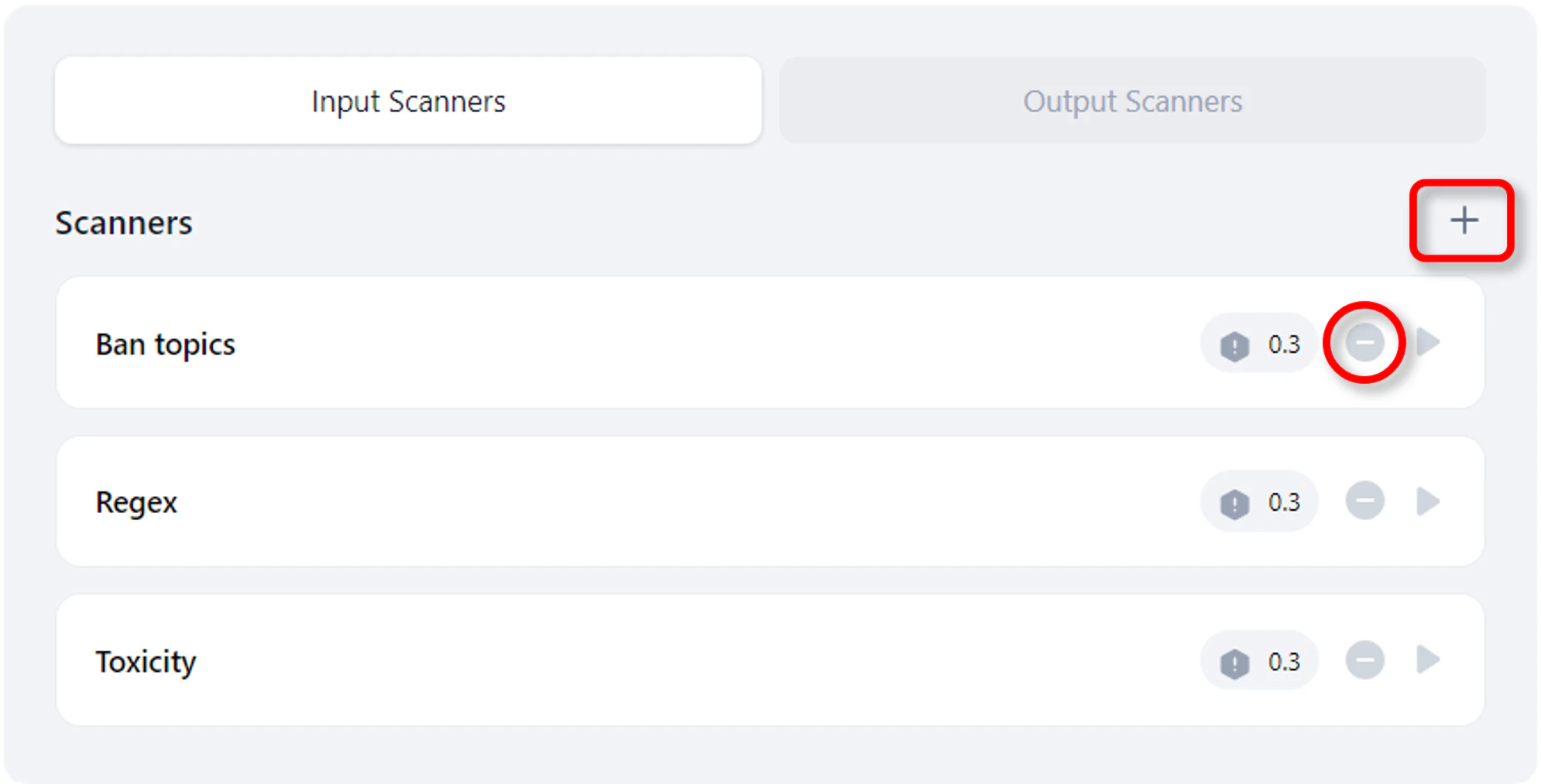 Add or Remove Scanners