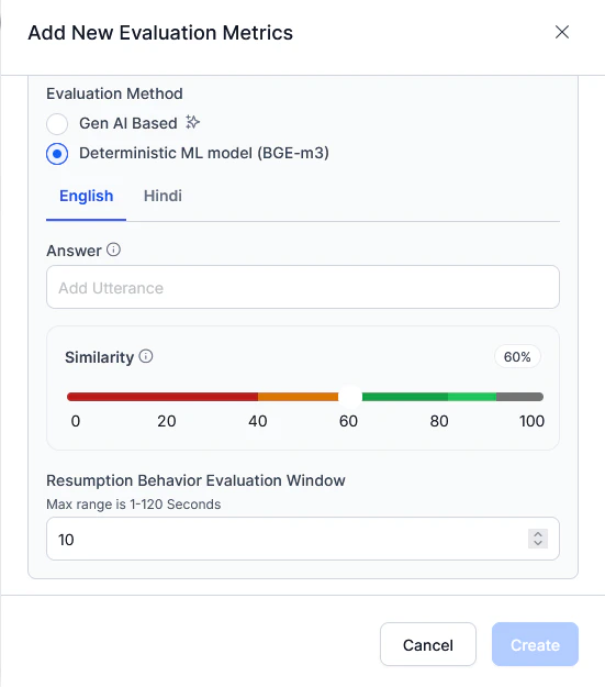 Call Resumption Deterministic ML