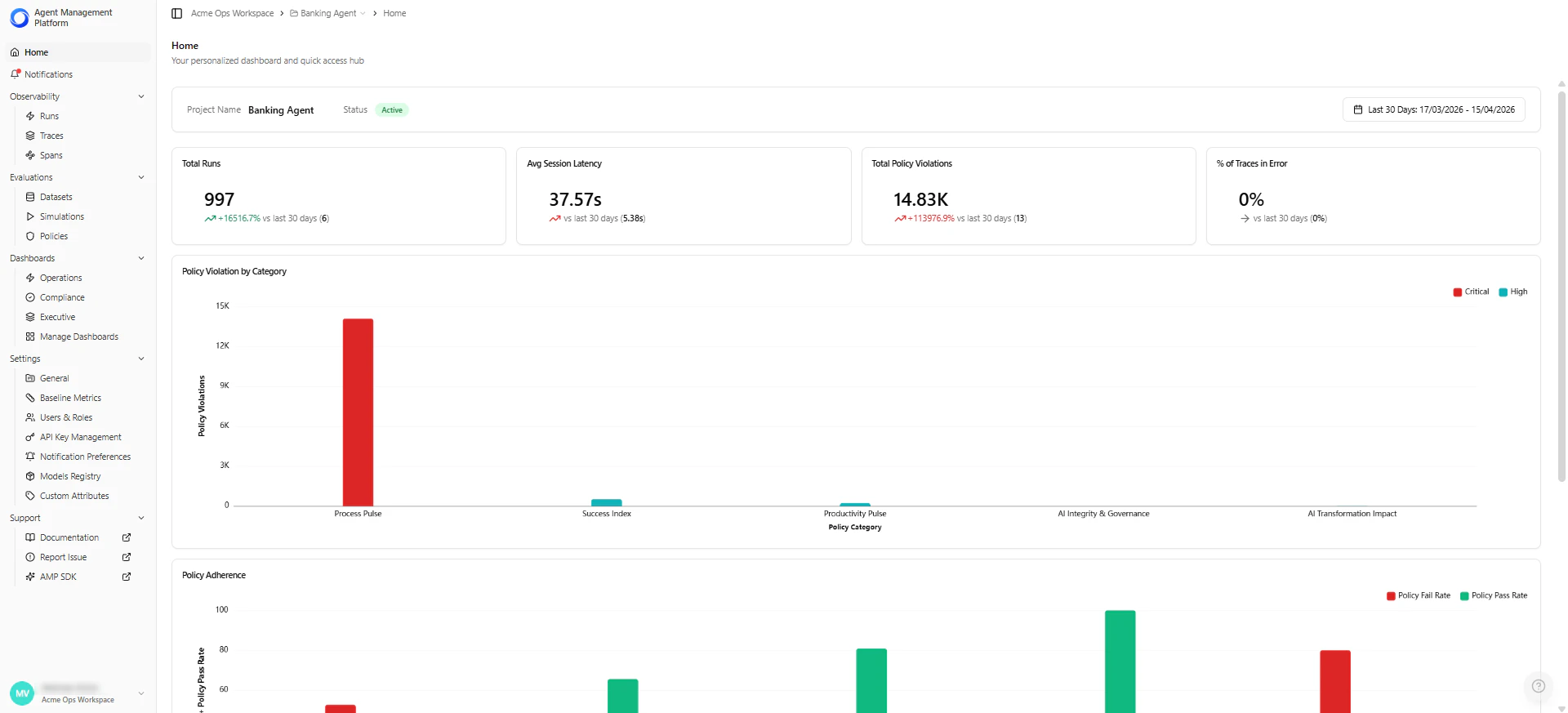 Project Overview Page