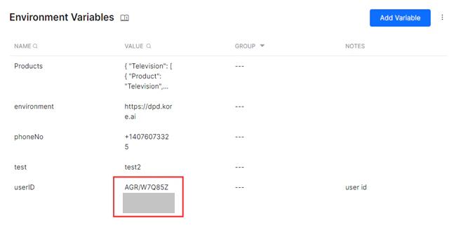secure variable value is updated