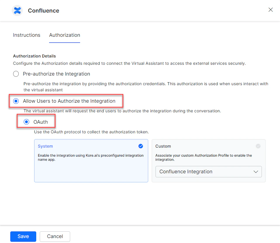 Allow Users to Authorize