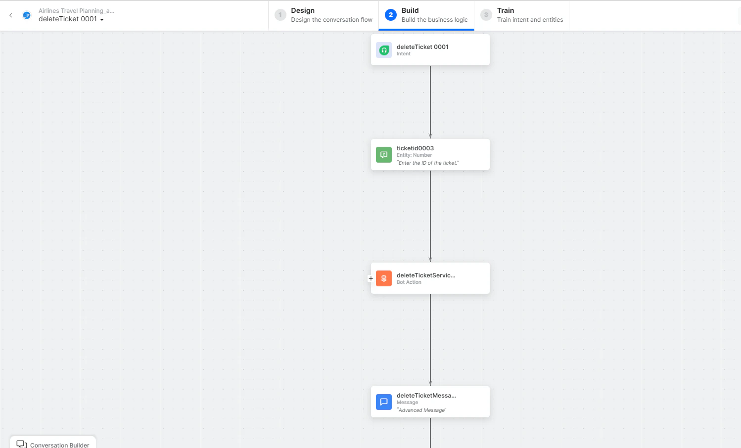 Delete a Ticket dialog