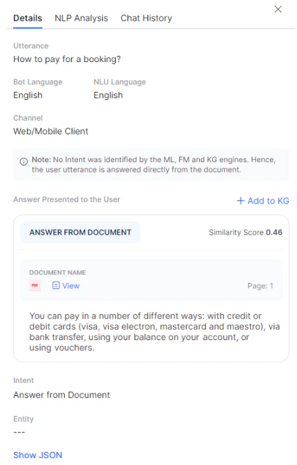 Filter Criteria Details