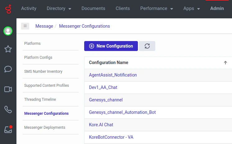 messenger-new-configuration