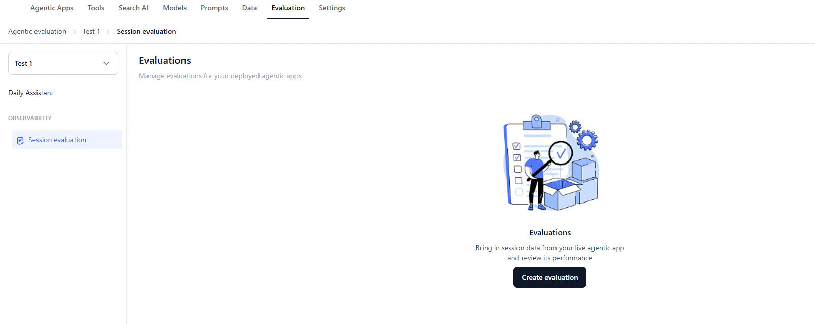 Create evaluation