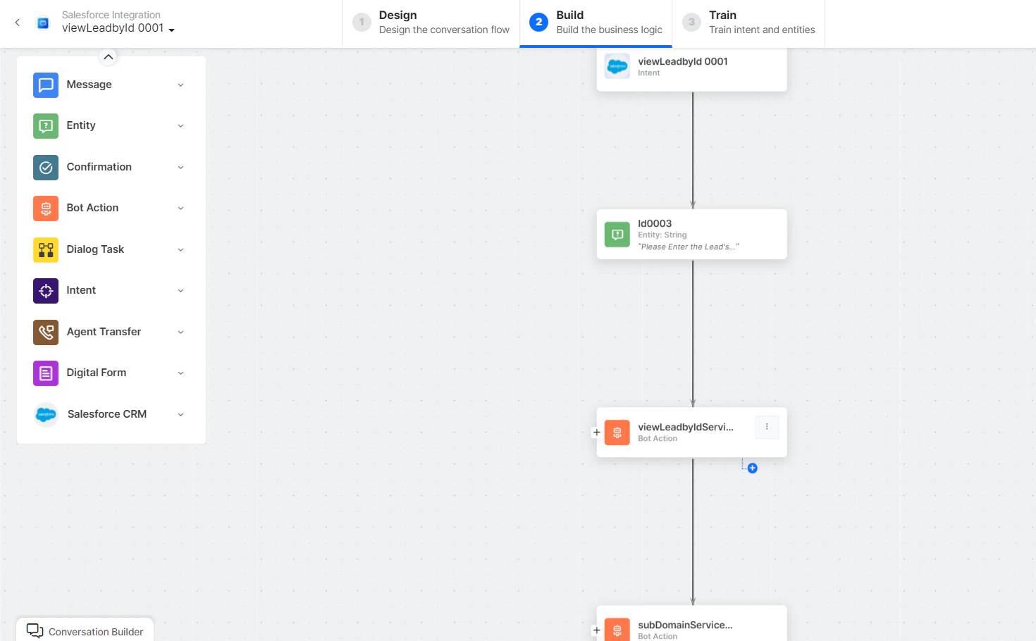 View Lead by Id dialog task is added