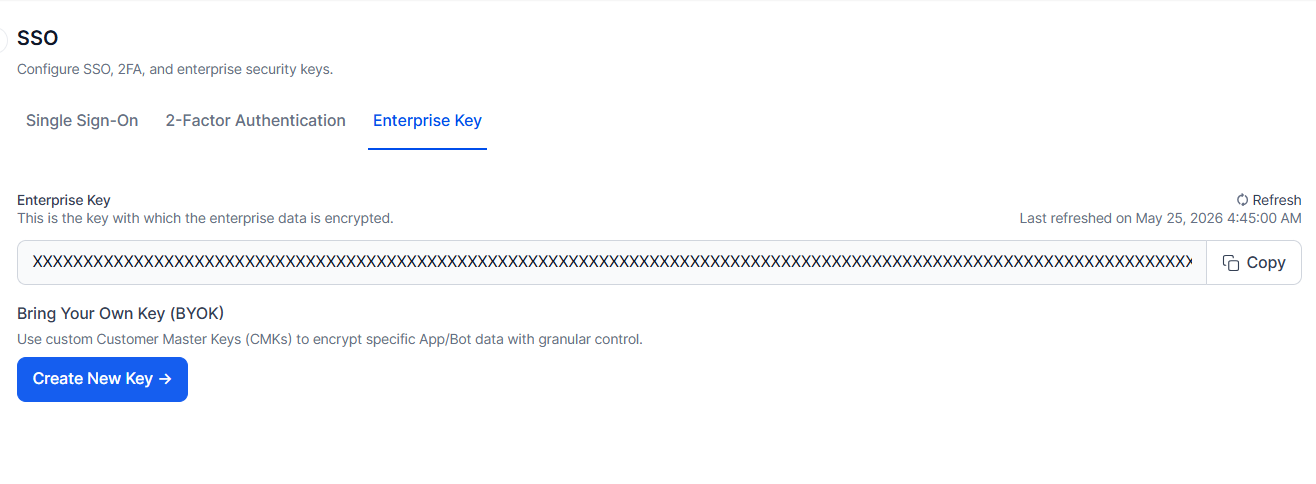 Enterprise key