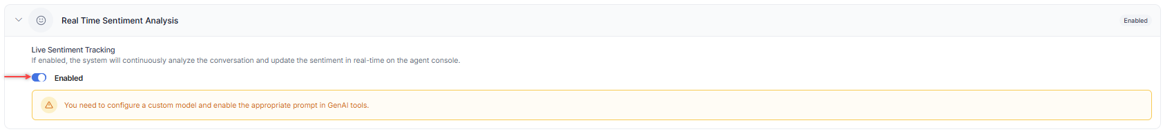 Real-Time Sentiment Analysis Toggle