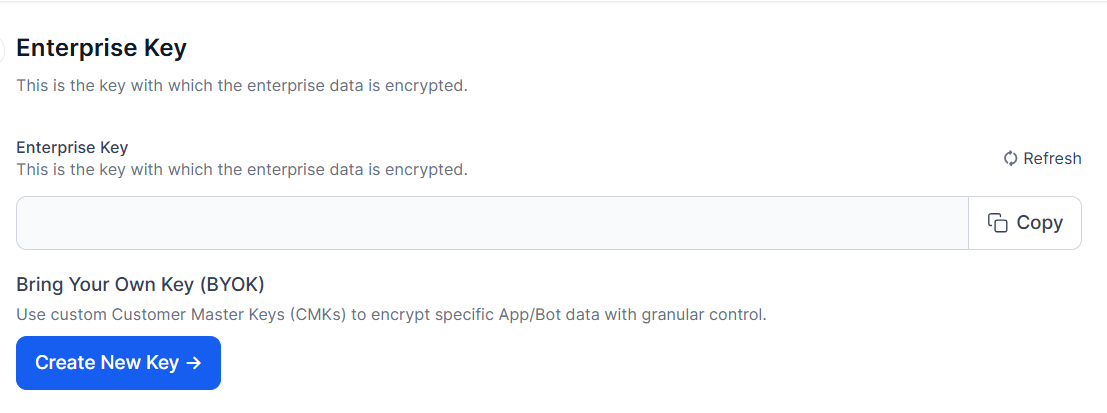 Enterprise key