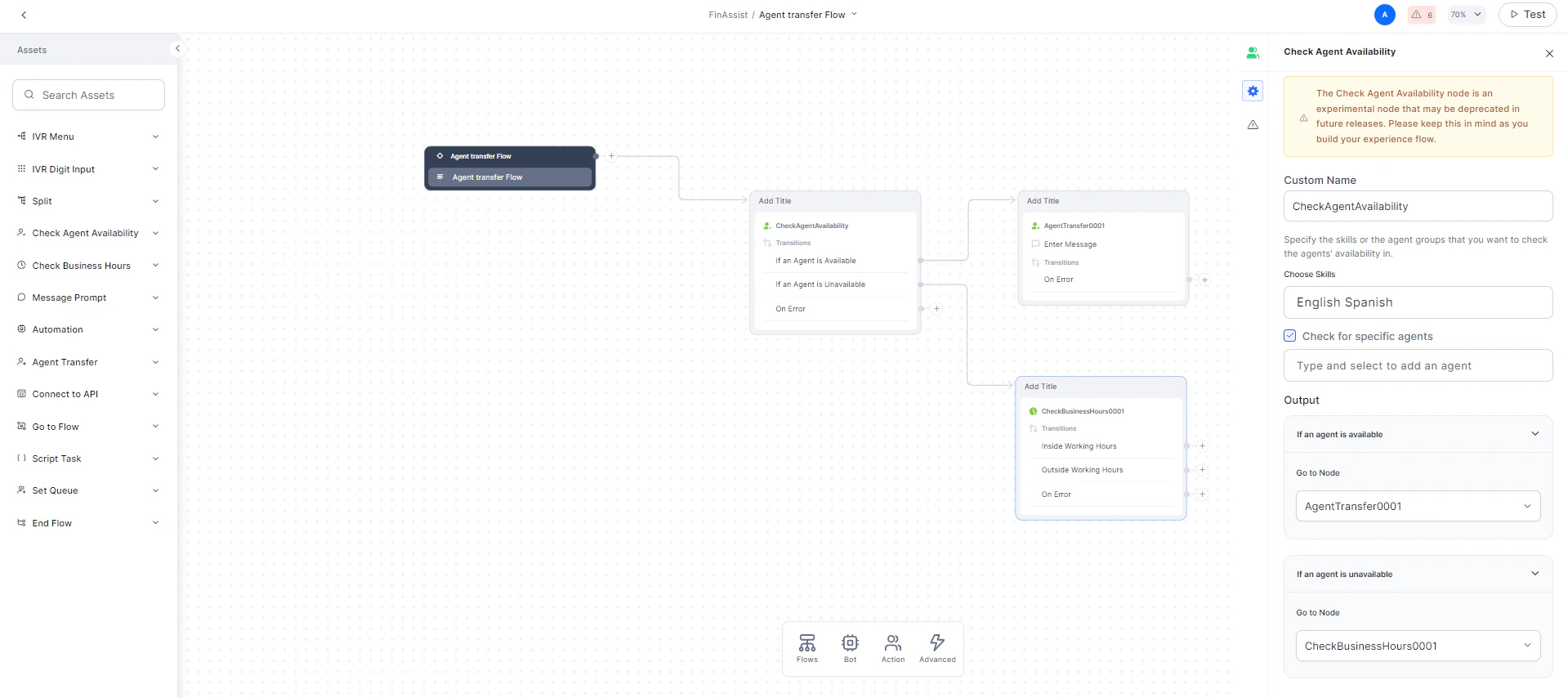 Check Agent Availability